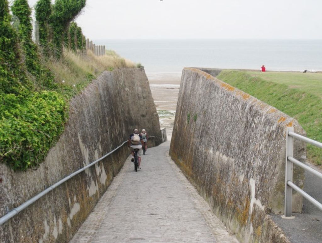 Viking Coastal Trail slipway to beach